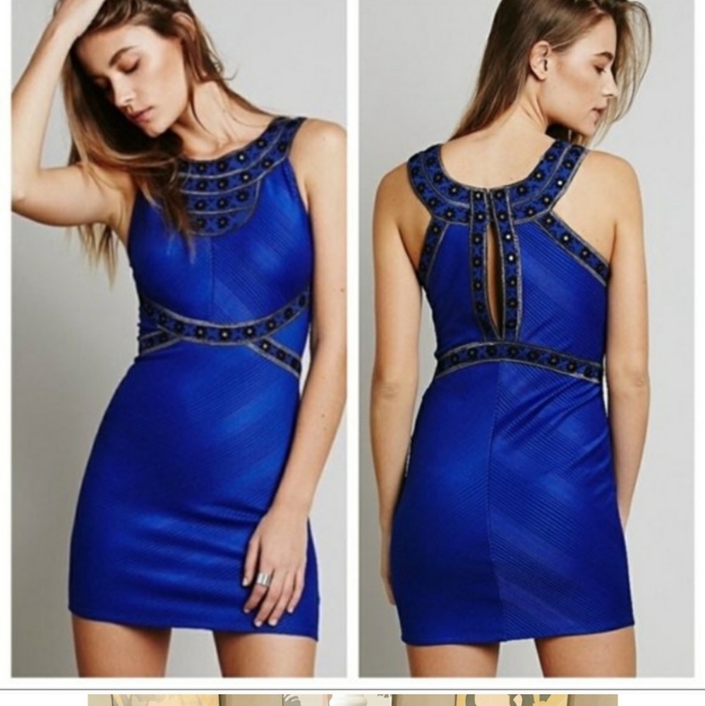 NWT Free People Small Sapphire dress